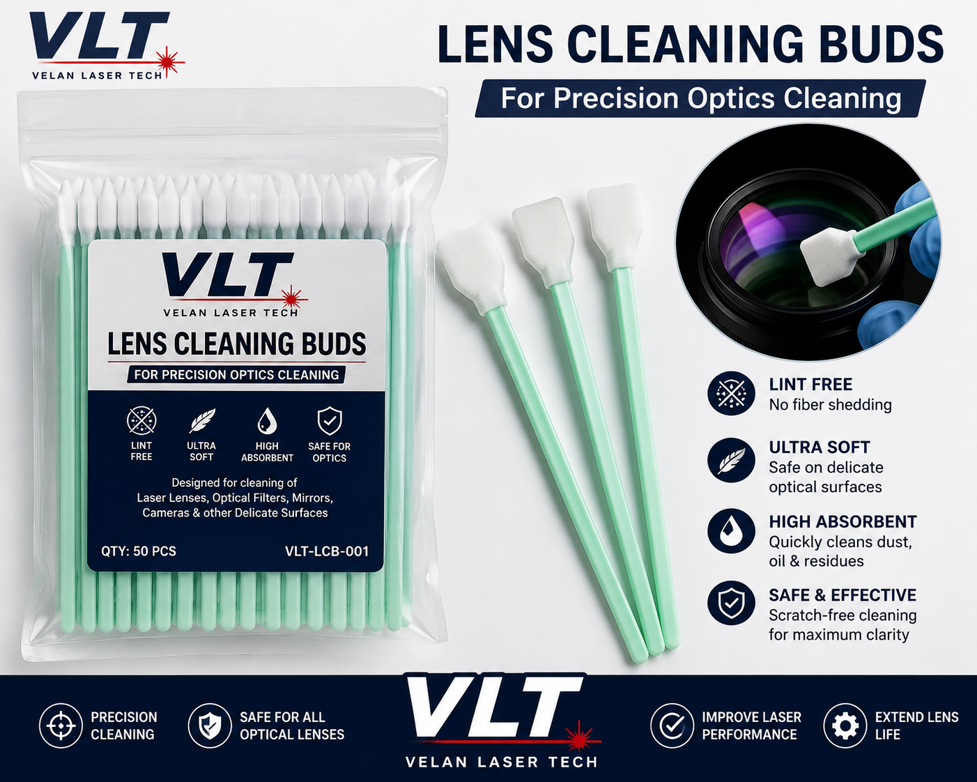 Lens Cleaning Buds